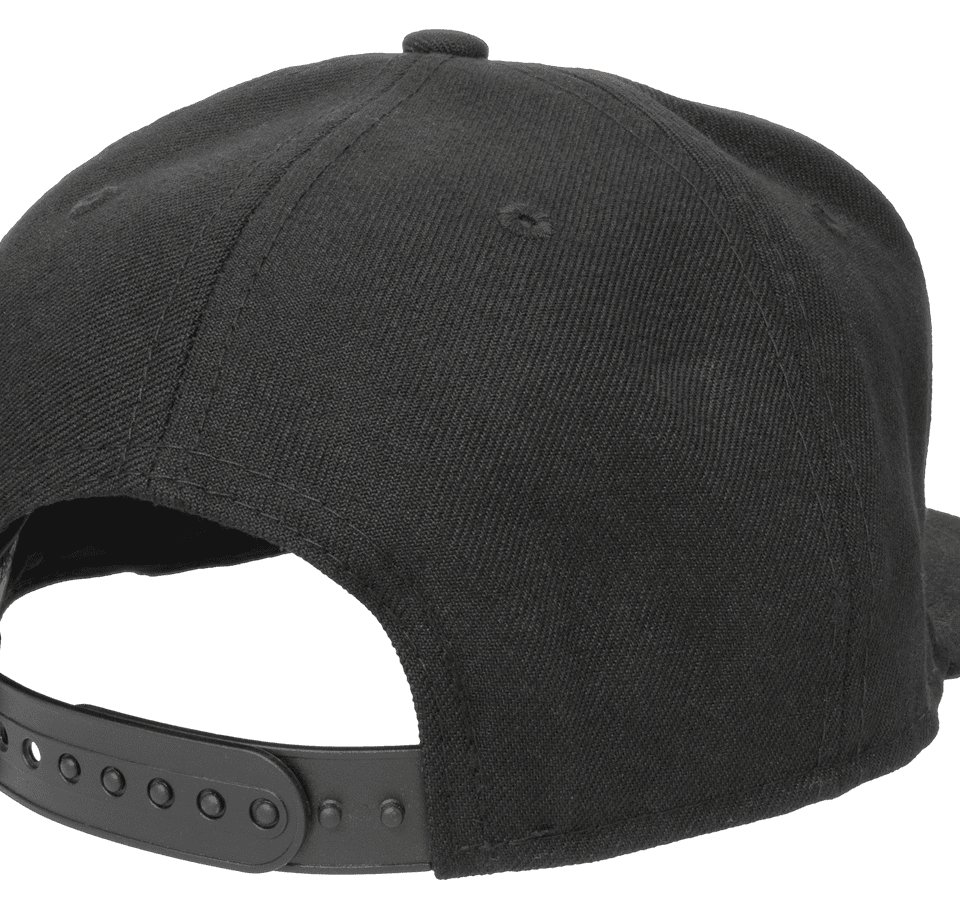 Flatbill Snapback Black, Back