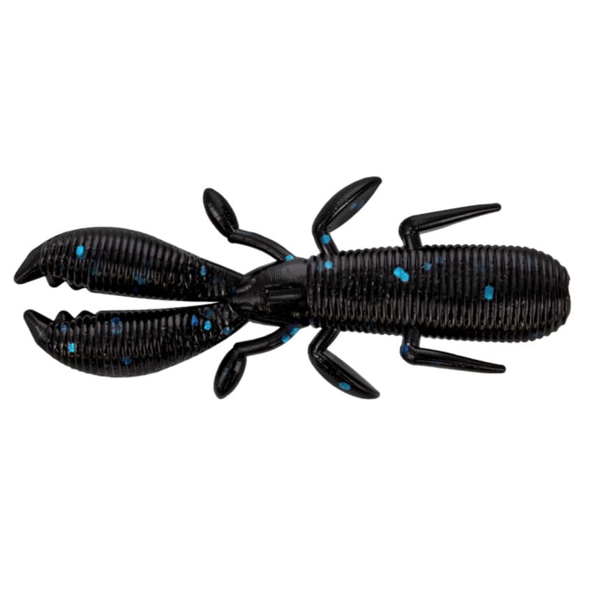 2.5" Covert Craw Floater | 021 - Black with Large Blue Flakes